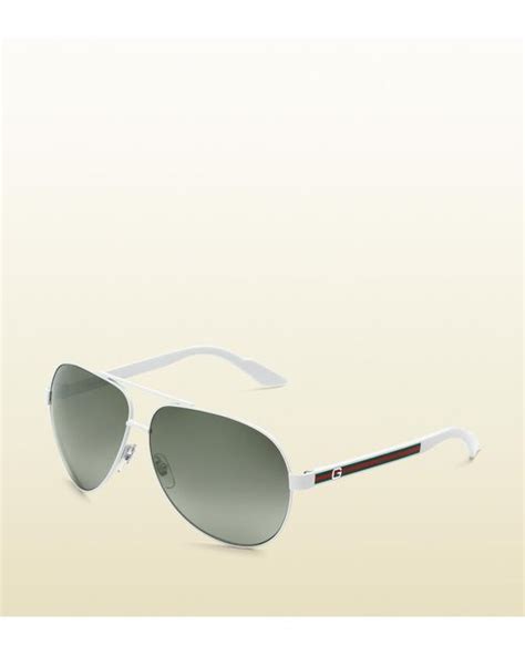 medium aviator sunglasses gucci